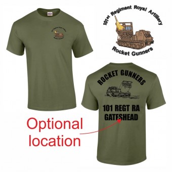 101 Regiment RA Cotton Teeshirt